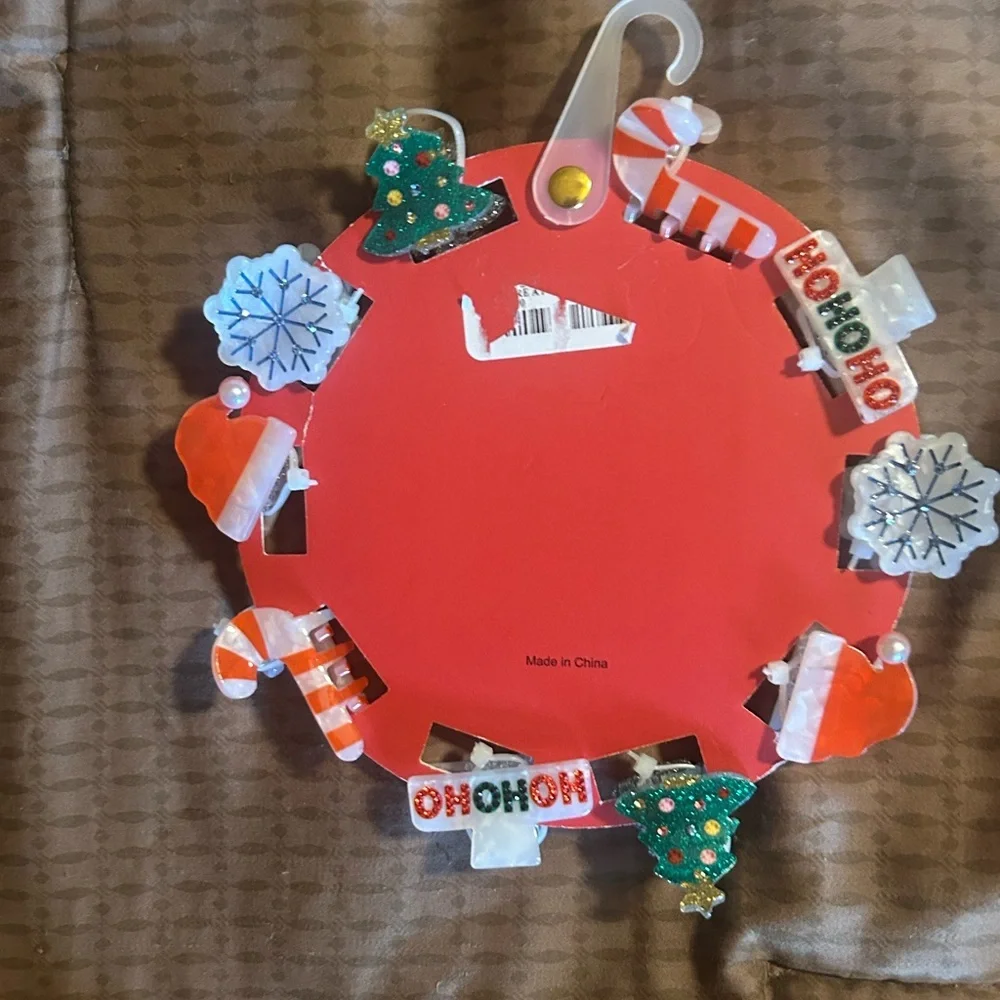 Piper K Christmas Hair Clip Set